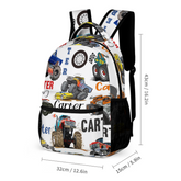 Personalized Name Customized Monster Truck Backpack